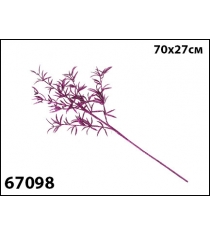 Елочное украшение bird of paradise веточка сиреневый 70х27 см Marko Ferenzo 6709...