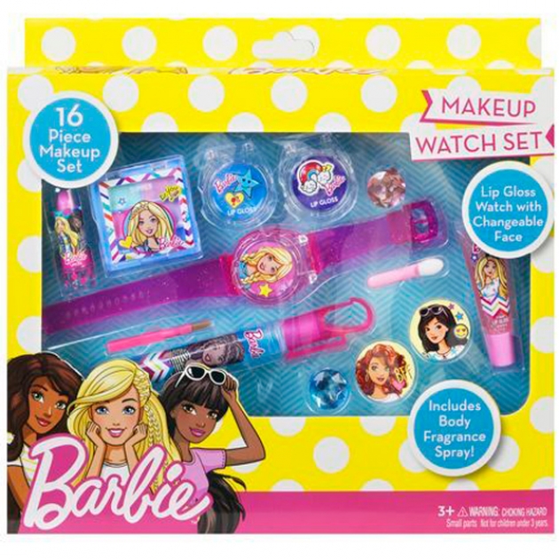 Barbie игровой набор детской декоративной косметики для лица Markwins 9803351