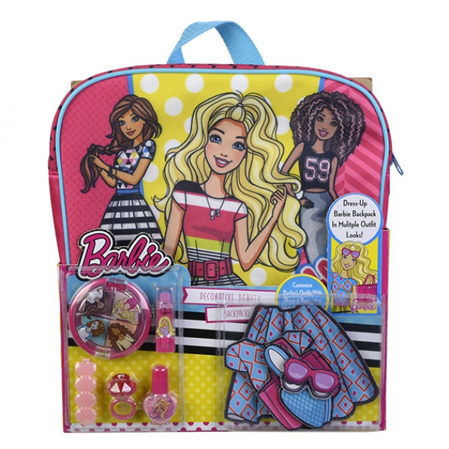Набор детской косметики barbie с рюкзаком Markwins 9709351