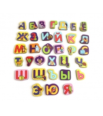 Магнитный алфавит русский животные Мастер игрушек Р87507