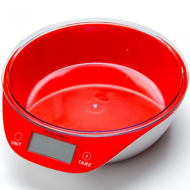 Весы кухонные красные 5 кг Mayer&Boch 10955-1