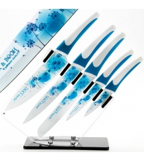 Набор ножей с антибактериальным покрытием на подставке Mayer&Boch 20720...
