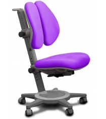 Кресло Mealux Cambridge Duo серый фиолетовый