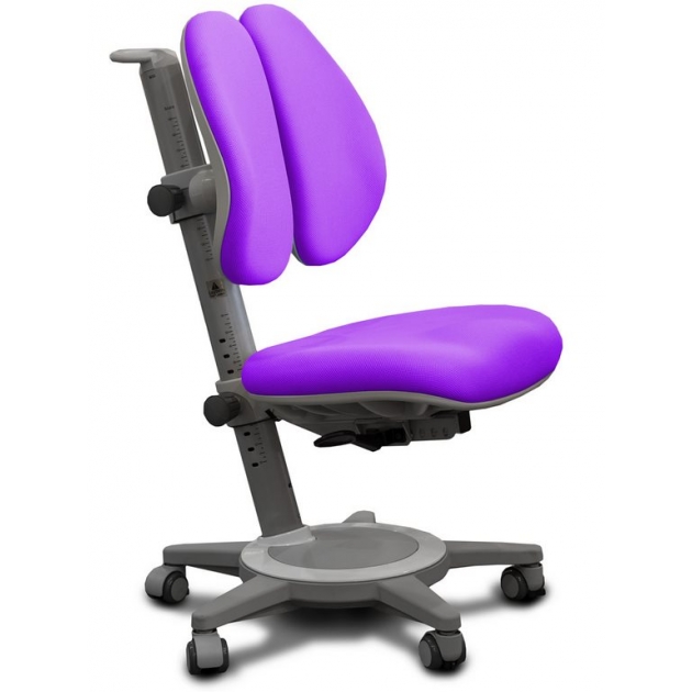 Кресло Mealux Cambridge Duo серый фиолетовый