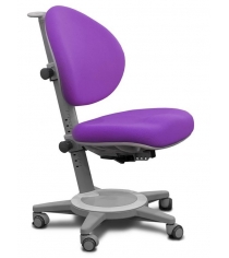 Кресло Mealux Cambridge серый фиолетовый