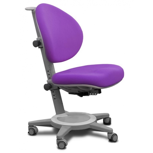Кресло Mealux Cambridge серый фиолетовый