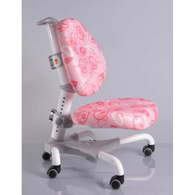 Компьютерное кресло Mealux Champion белый розовый с кольцами