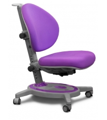 Детское кресло Mealux Stanford серый фиолетовый