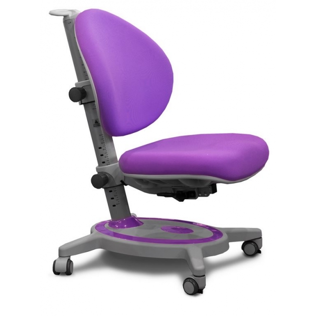 Детское кресло Mealux Stanford серый фиолетовый