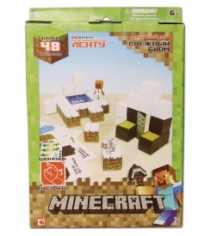 Игровой мир Minecraft Снежный биом 48 деталей 16712