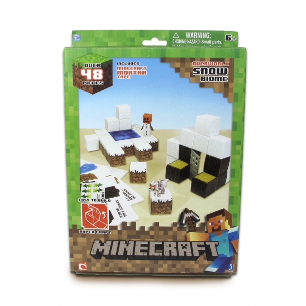 Конструктор minecraft снежный биом 48 деталей Minecraft Т57239