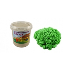 Фантастический песок зелёный 1 кг Мки Т10265