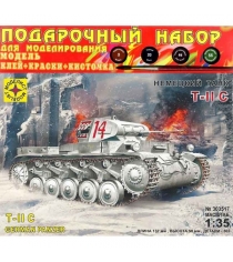 Подарочный набор немецкий танк т ii c 362 дет Моделист Р84206