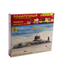Модель атомный подводный крейсер дмитрий донской 1:700 Моделист ПН170076...
