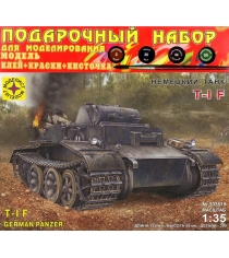 Подарочный набор со сборной моделью немецкий танк t i f 1:35 Моделист ПН303518...
