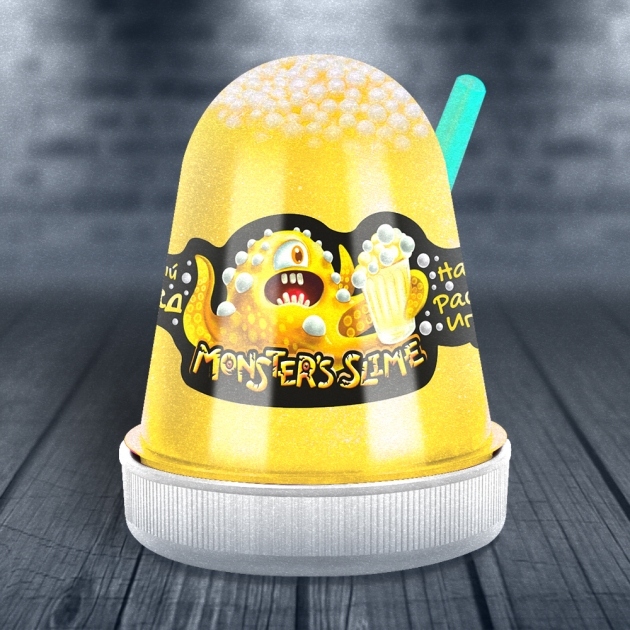Слайм газированный лимонад Monsters slime SL006