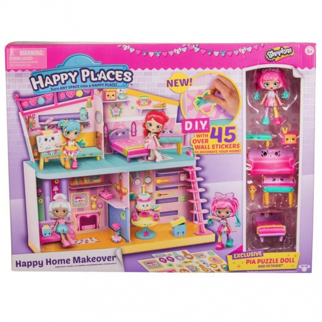 Игровой набор happy home новый дизайн Shopkins 56914