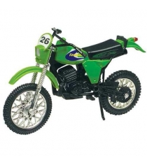 Модель мотоцикла kawasaki kdx250 зеленая Motormax