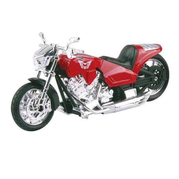 Модель мотоцикла mx series street rod красная Motormax