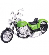 Модель мотоцикла mx series classic bike зеленая Motormax