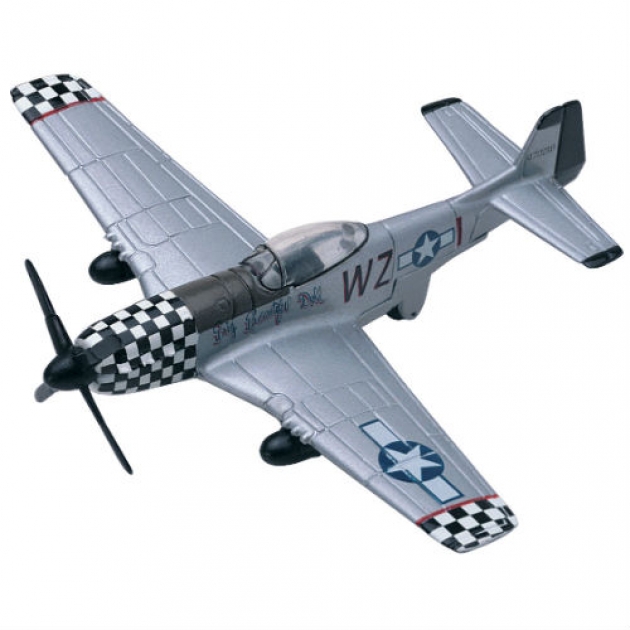 Модель самолета boeing p 51 mustang 1:100 Motormax