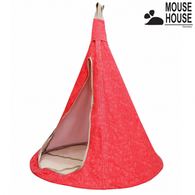 Гамак Mouse house цветы красные диаметр 140 см 6603