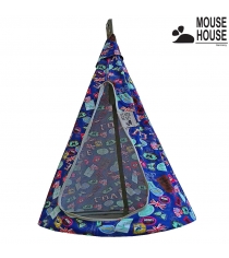 Гамак Mouse house бирки синие диаметр 80 см 6620