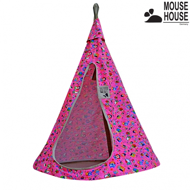 Гамак Mouse house совы розовые диаметр 80 см 6622