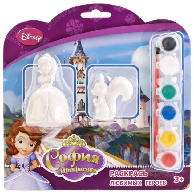 Раскраска Multi art disney софия и белочка BWC1401B