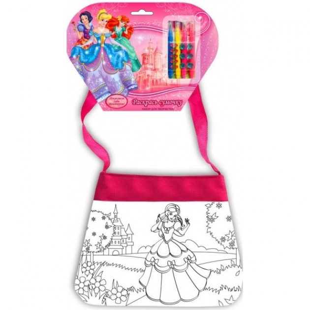 Сумочка для росписи принцессы Multi Art ST-1506-PR
