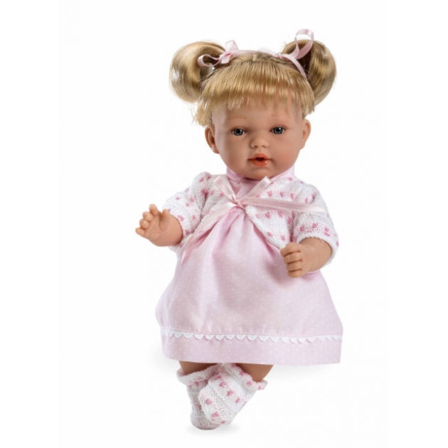 Кукла функциональная в розовом платье 28 см Arias Т11065