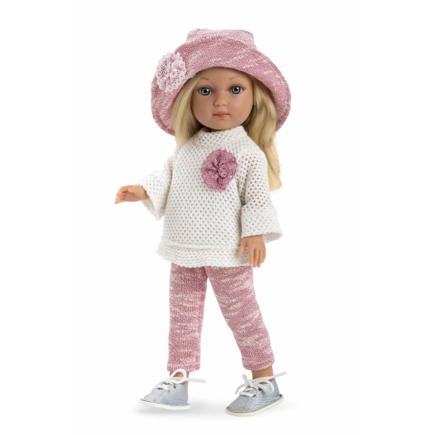 Кукла в розовой шляпке 36 см Arias Т11075