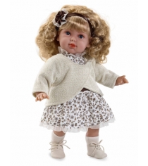 Кукла Arias в платье в цветочек 38 см