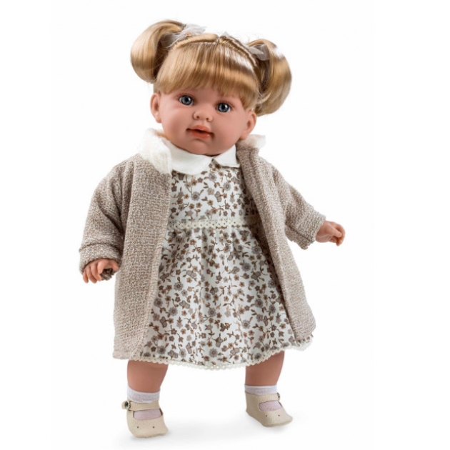 Кукла функциональная в бежевой кофте 42 см Arias Т11129