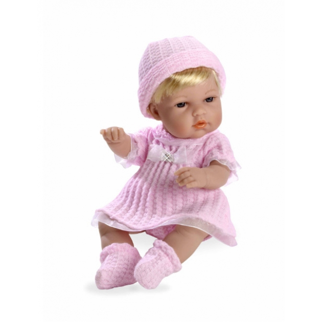 Кукла с кристаллами swarowski в розовой одежде 33 см Arias Т11131