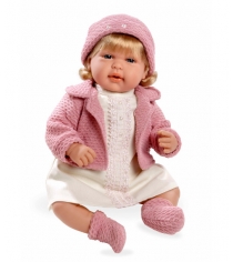 Кукла с кристаллами swarowski в розовой одежде 45 см Arias Т11135