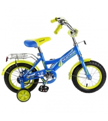 Детский велосипед 12 Mustang gw-тип синий/салатовый