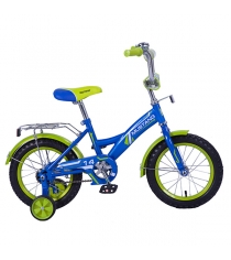 Детский велосипед 14 Mustang gw-тип синий/салатовый...