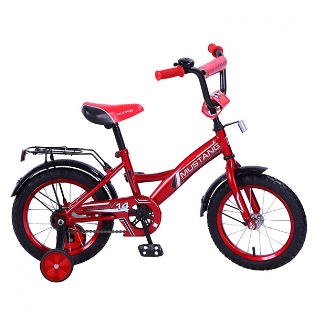 Детский велосипед Mustang gw-тип красный/черный