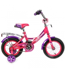 Детский велосипед 12 Mustang а-тип розовый/фиолетовый...