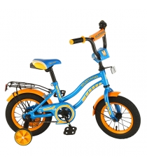 Детский велосипед 12 Mustang ky-тип синий/оранжевый...