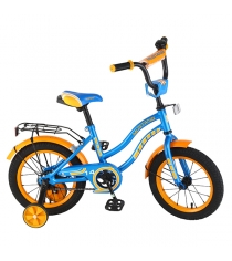Детский велосипед 14 Mustang ky-тип синий/оранжевый