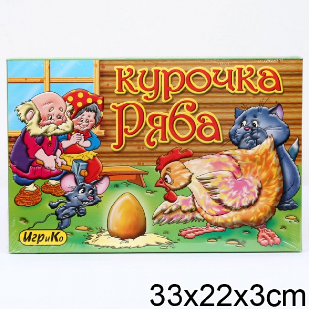 Игра курочка ряба + 6 раскрасок ИгриКо 8164 ИГРИКО