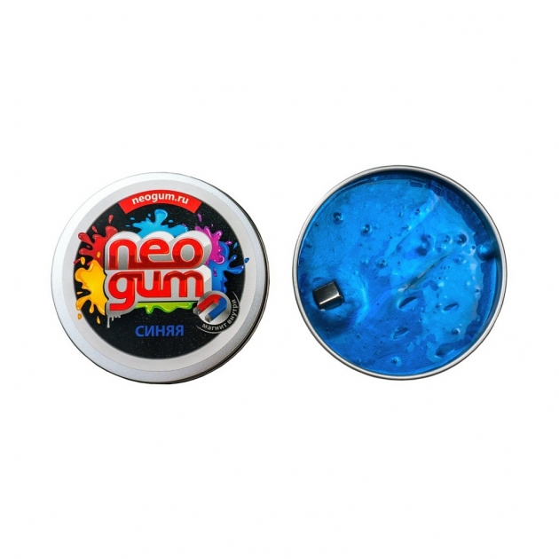 Жвачка для рук Neo gum неогам магнитная сила синий NGM003