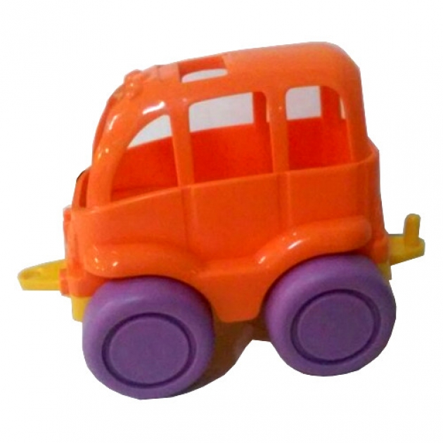 Игрушечный автобус нордик оранжево фиолетовый Нордпласт Р45403