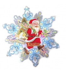Панно декоративное снежинка Новогодняя сказка 973366
