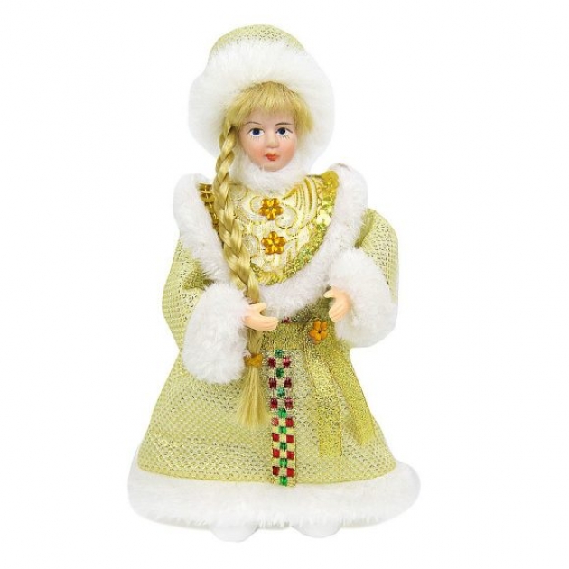 Кукла снегурочка 20 см Новогодняя сказка 973725
