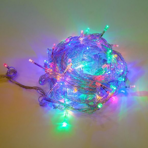 Гирлянда электрическая 100 led цветного свечения Новогодняя сказка 971027