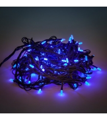 Гирлянда электрическая 100 led синее свечение 8 реж Новогодняя сказка 971601