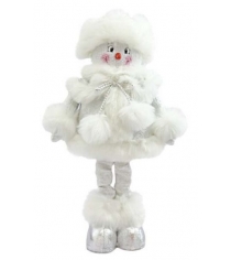 Кукла снеговик 50 см серебро Новогодняя сказка 972006...